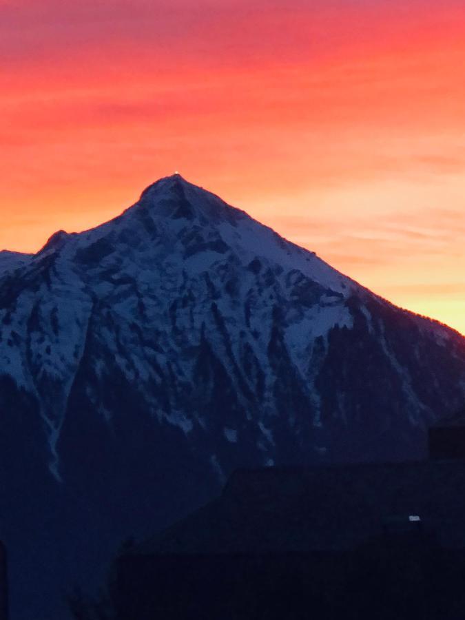Wohnung Mit See Und Bergsicht Im Vier Sterne Hotel Beatenberg Eksteriør billede