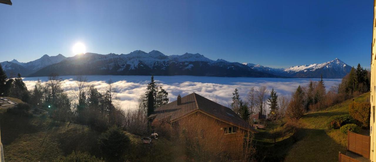 Wohnung Mit See Und Bergsicht Im Vier Sterne Hotel Beatenberg Eksteriør billede