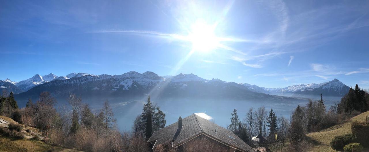 Wohnung Mit See Und Bergsicht Im Vier Sterne Hotel Beatenberg Eksteriør billede
