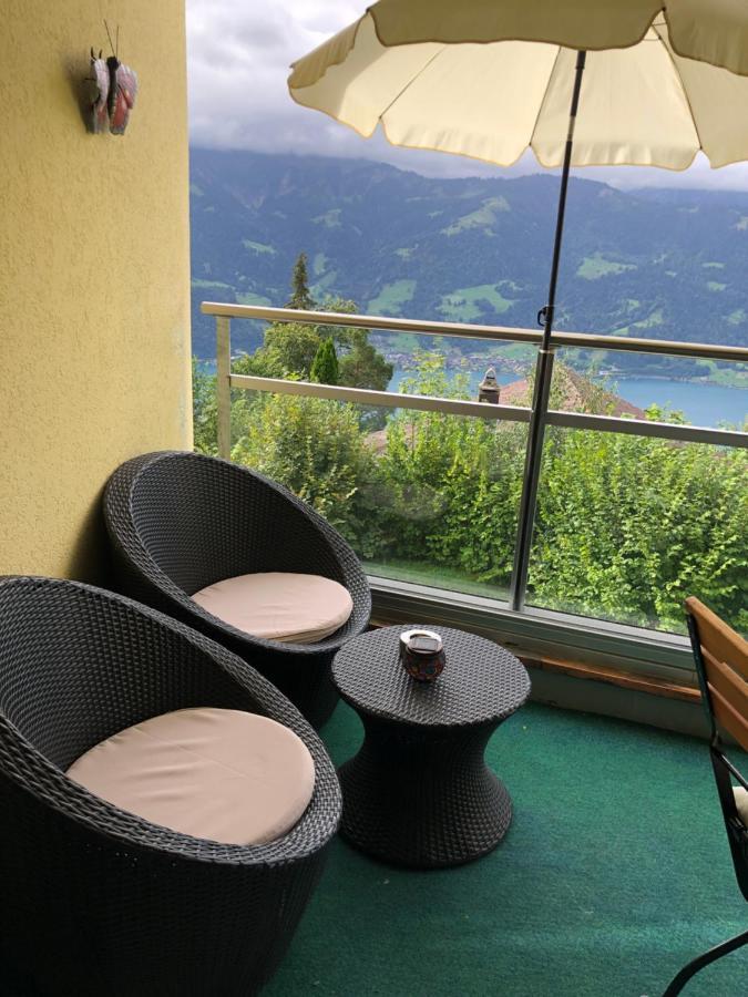 Wohnung Mit See Und Bergsicht Im Vier Sterne Hotel Beatenberg Eksteriør billede