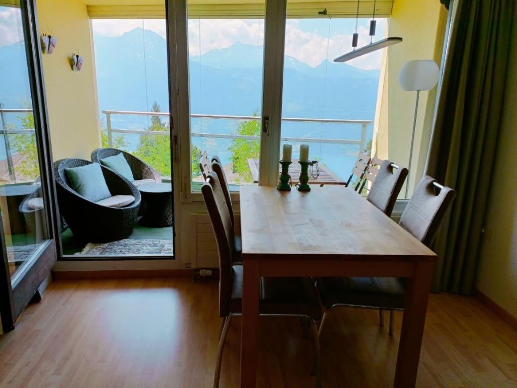 Wohnung Mit See Und Bergsicht Im Vier Sterne Hotel Beatenberg Eksteriør billede