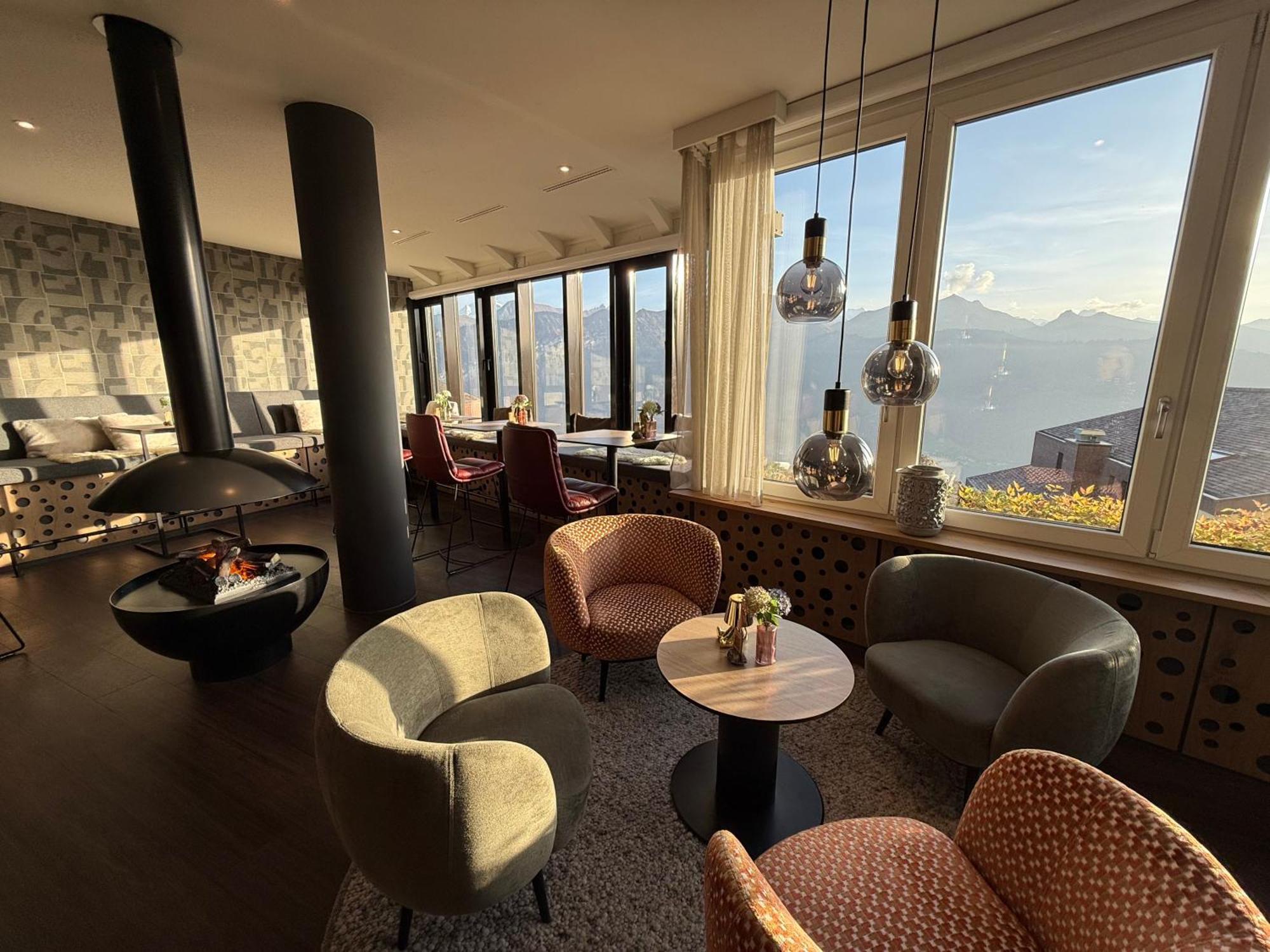 Wohnung Mit See Und Bergsicht Im Vier Sterne Hotel Beatenberg Eksteriør billede